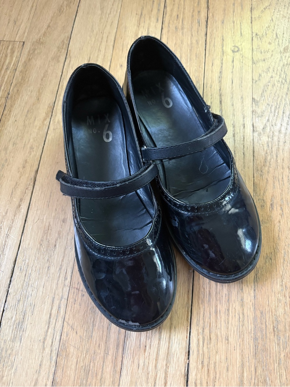 Mix No. 6 Black Patent Mary Jane Kids Shoes